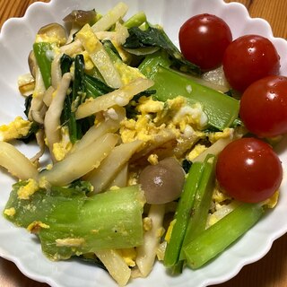 野菜・卵のアンチョビ炒め